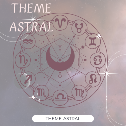 Thème Astral Thème natal astrologie - karma développement personnel signe astrologique ascendant signe lunaire cadeau