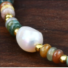 agate sur bracelet en pierre naturelle