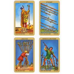 oracle de révélation du temps, variante du tarot de marseille, message