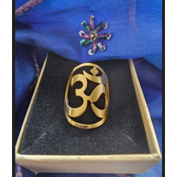 Bague Om Aum méditation  bouddha zen