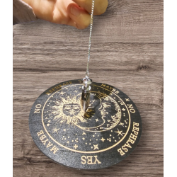 Pendule de radiesthésie divination voyance chakra guérison spirituelle magnétisme